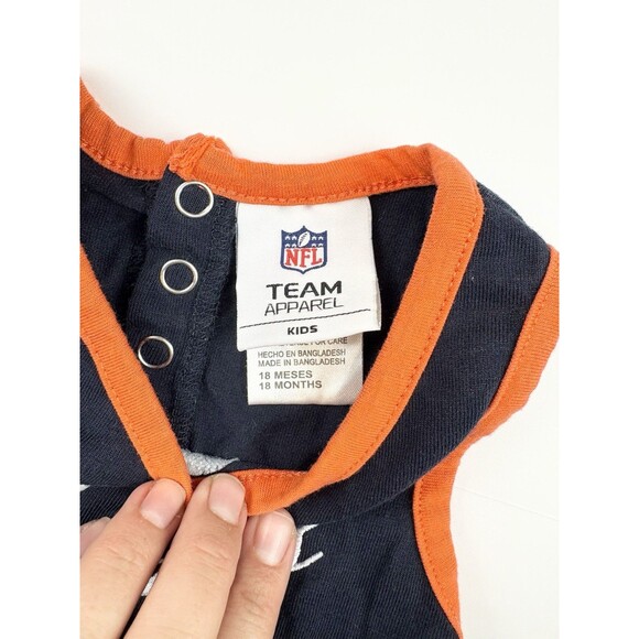 NFL Chicago Bears Infant Baby Girls Cheerleader Dress Size 18 Months Embroidered - Picture 3 of 3